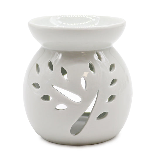 Classic White Oil Burner